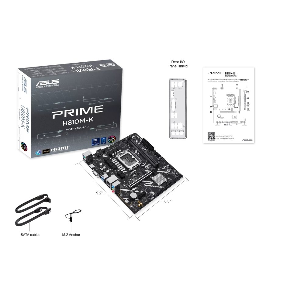 MB ASUS Prime H810M-K /LGA1851/2xDDR5/M.2/HDMI/D-sub/mATX