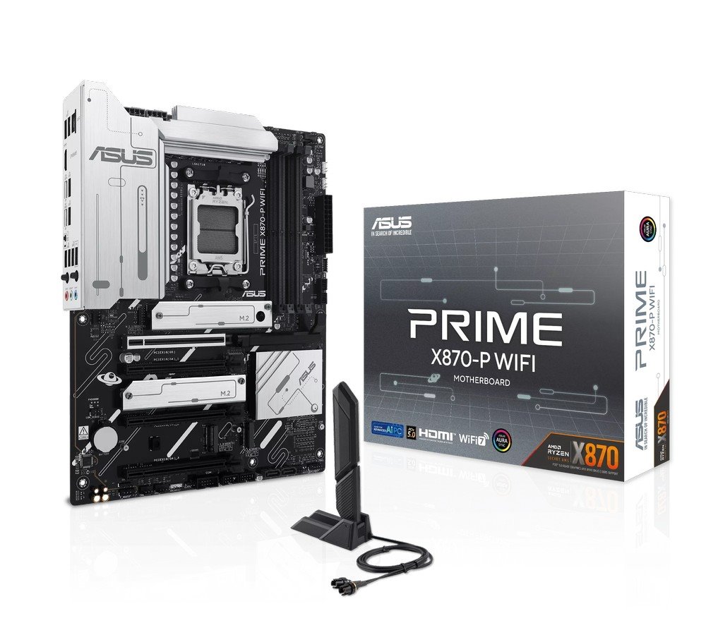MB ASUS Prime X870-P WIFI /AM5/4xDDR5/M.2/W7+BT5.4/HDMI/USB4/ATX