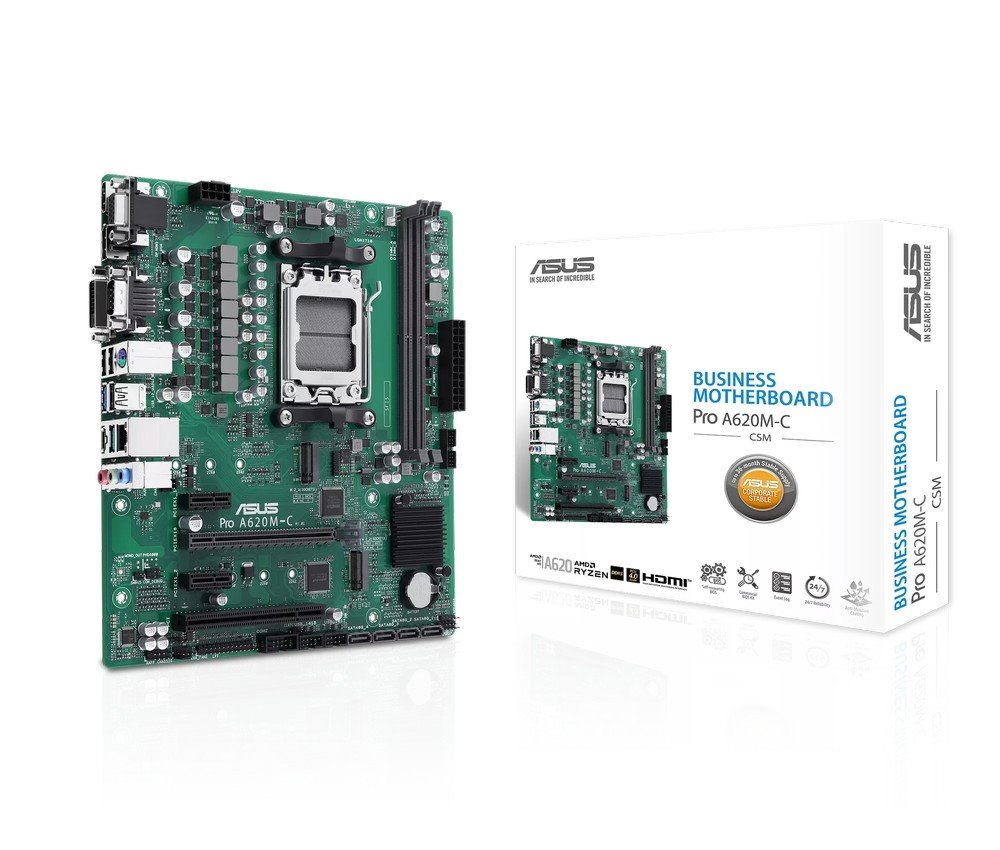 MB ASUS Pro A620M-C-CSM /AM5/2xDDR5/M.2/HDMI/DP/DVI-D/D-sub/mATX