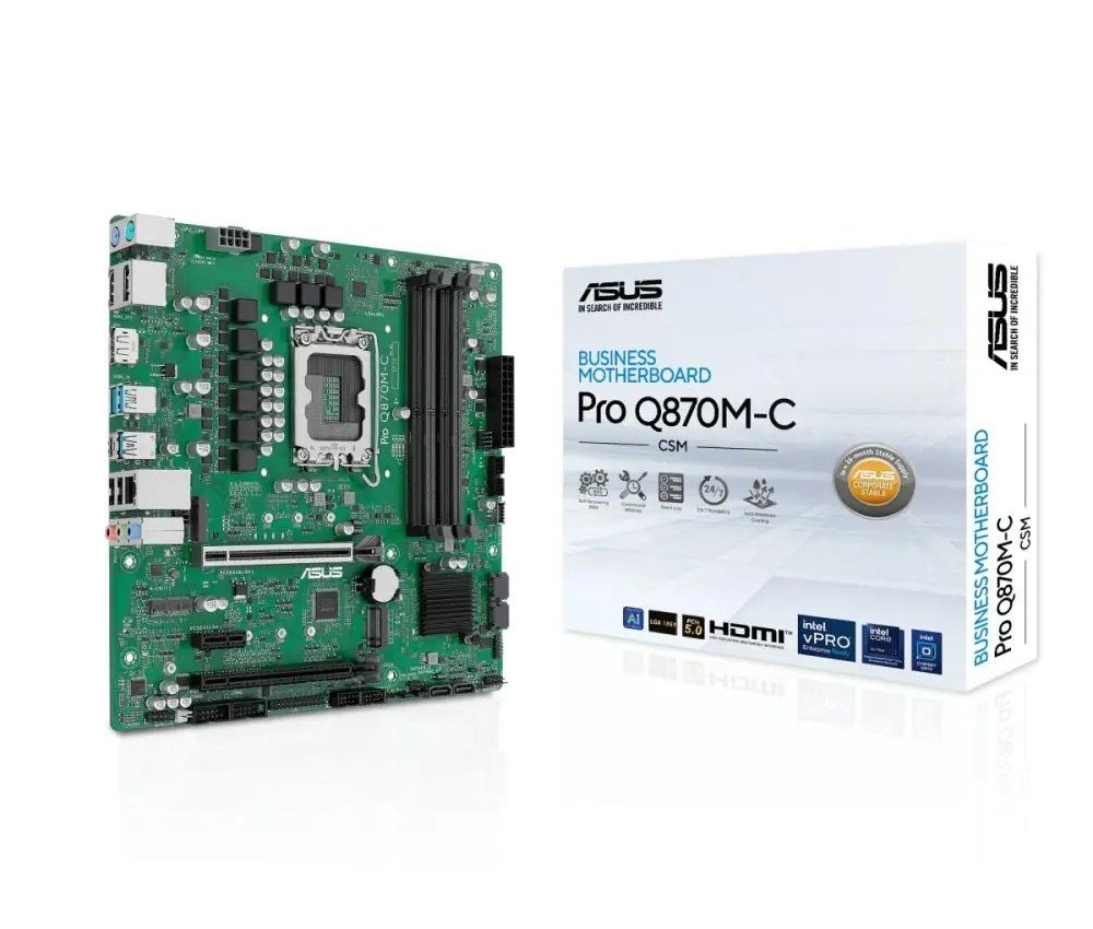 MB ASUS Pro Q870I-C-CSM /LGA1851/2xDDR5/M.2/HDMI/DP/mITX
