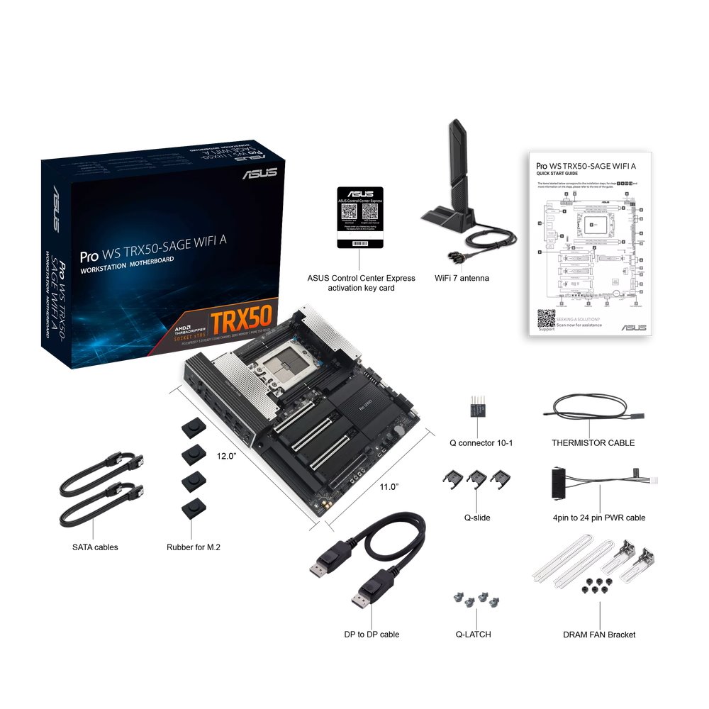 MB ASUS Pro WS TRX50-SAGE WIFI A /sTR5/4xDDR5/M.2/WIFI7+BT5.4/CEB