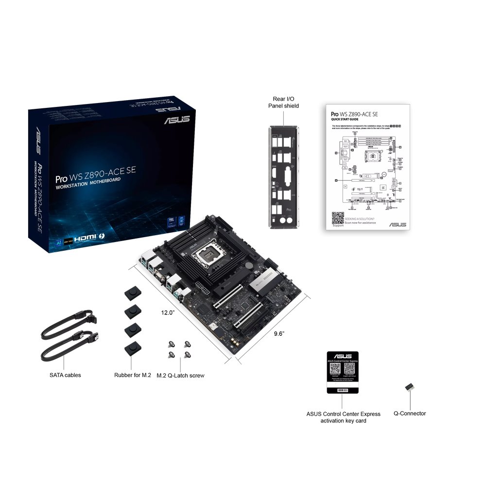 MB ASUS Pro WS Z890-ACE SE /LGA1851/4xDDR5/M.2/HDMI/TB/ATX