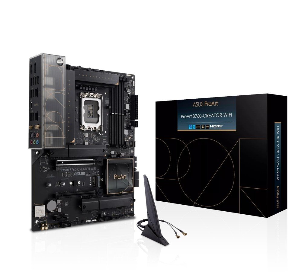 MB ASUS ProArt B760-CREATOR WIFI /LGA1700/4xDDR5/M.2/W6+BT5.2/HDMI/DP/ATX