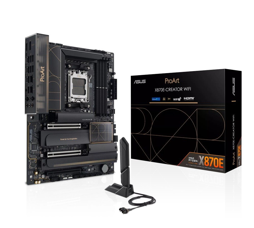 MB ASUS ProArt X870E-CREATOR WIFI /AM5/4xDDR5/M.2/W7+BT5.4/HDMI/USB4/ATX