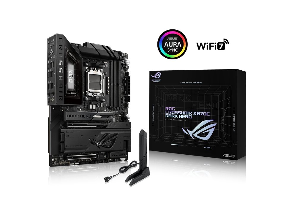 MB ASUS ROG Crosshair X870E DARK HERO /AM5/4xDDR5/M.2/W7+BT5.4/HDMI/USB4/ATX