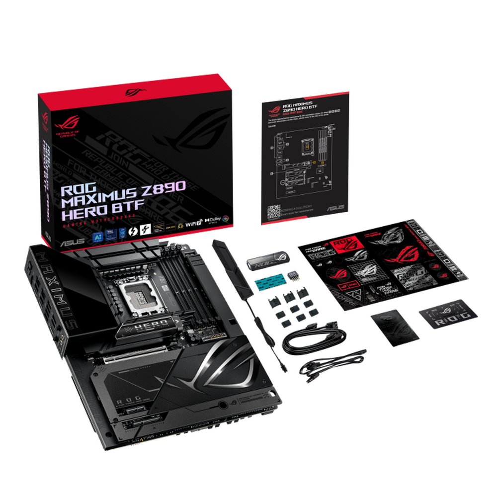 MB ASUS ROG Maximus Z890 Hero BTF /LGA1851/4xDDR5/M.2/W7+BT5.4/HDMI/TB/ATX