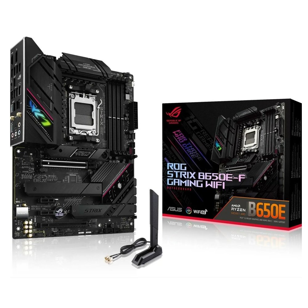 MB ASUS ROG Strix B650E-F Gaming WIFI /AM5/4xDDR5/M.2/W6E+BT5.2/HDMI/DP/ATX