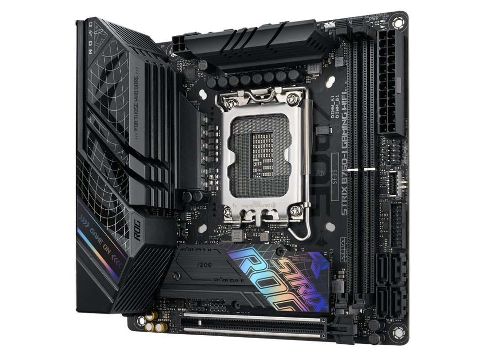MB ASUS ROG Strix B760-I Gaming WIFI /LGA1700/2xDDR5/M.2/W6E+BT5.3/HDMI/DP/mITX