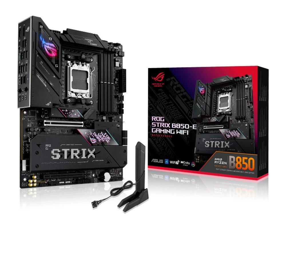 MB ASUS ROG Strix B850-E Gaming WIFI /AM5/4xDDR5/M.2/W7+BT5.4/HDMI/DP/USB4/ATX