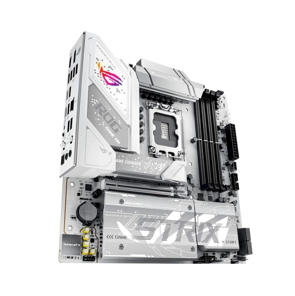 MB ASUS ROG Strix B860-G Gaming WIFI /LGA1851/4xDDR5/M.2/W7+BT5.4/HDMI/DP/USB4/mATX/White