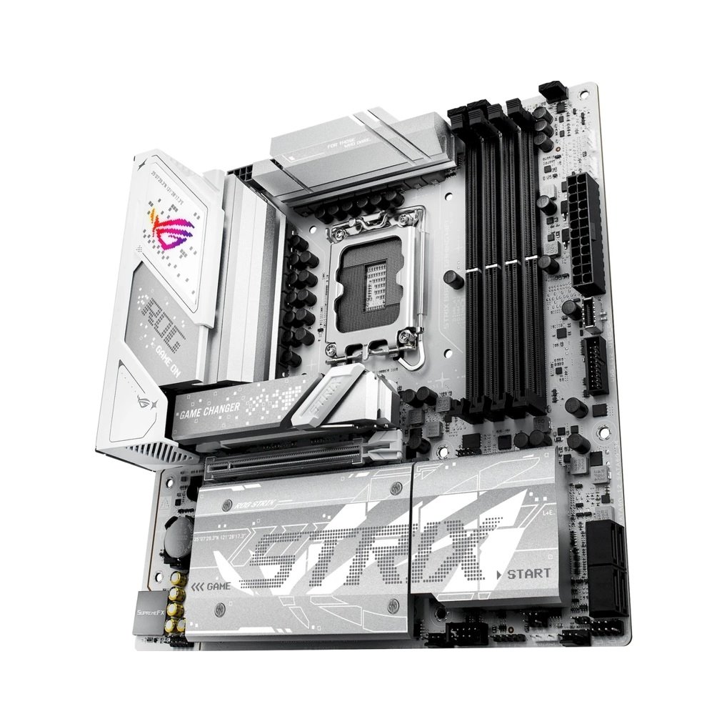 MB ASUS ROG Strix B860-G Gaming WIFI /LGA1851/4xDDR5/M.2/W7+BT5.4/HDMI/DP/USB4/mATX/White