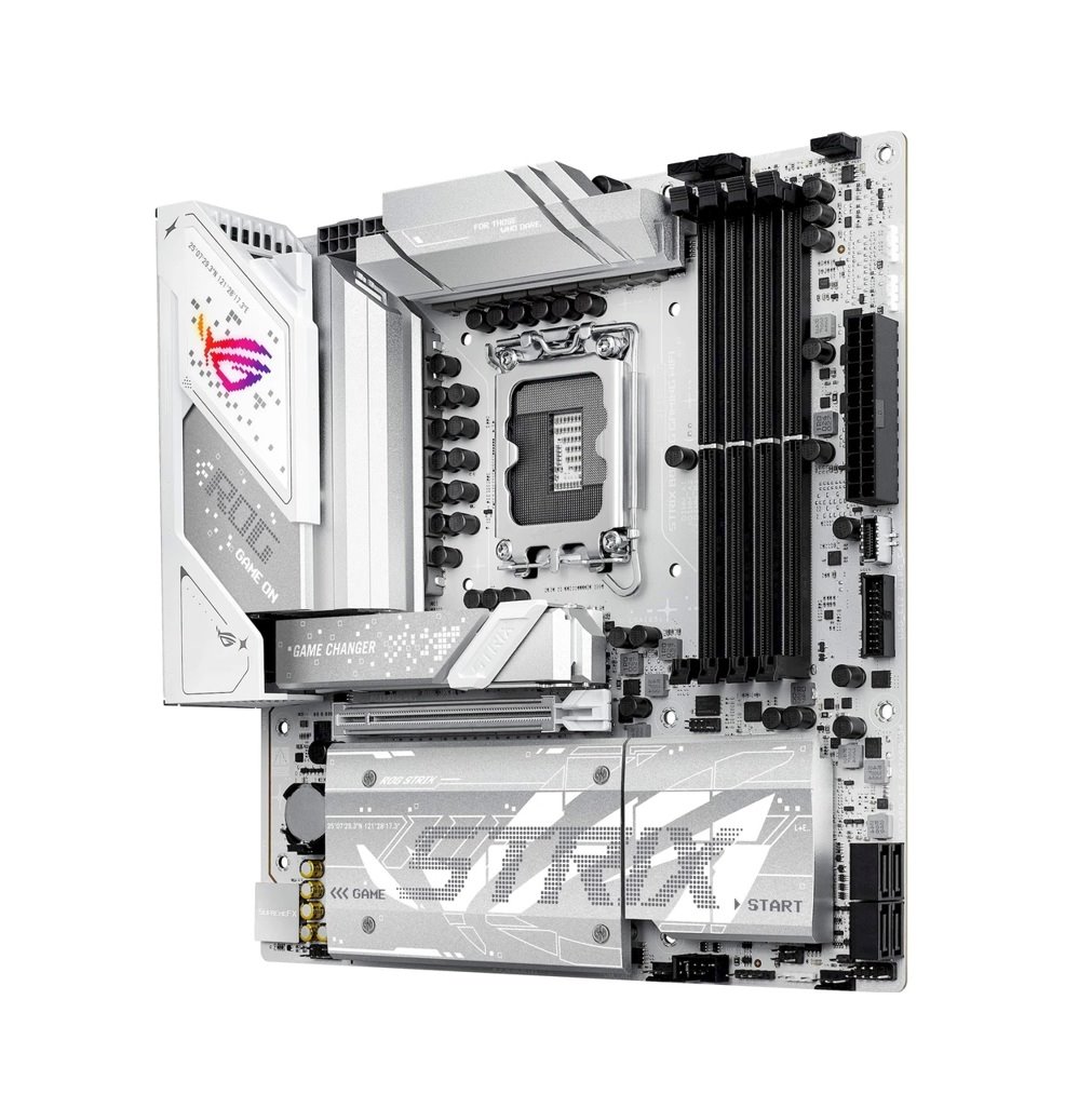MB ASUS ROG Strix B860-G Gaming WIFI /LGA1851/4xDDR5/M.2/W7+BT5.4/HDMI/DP/USB4/mATX/White