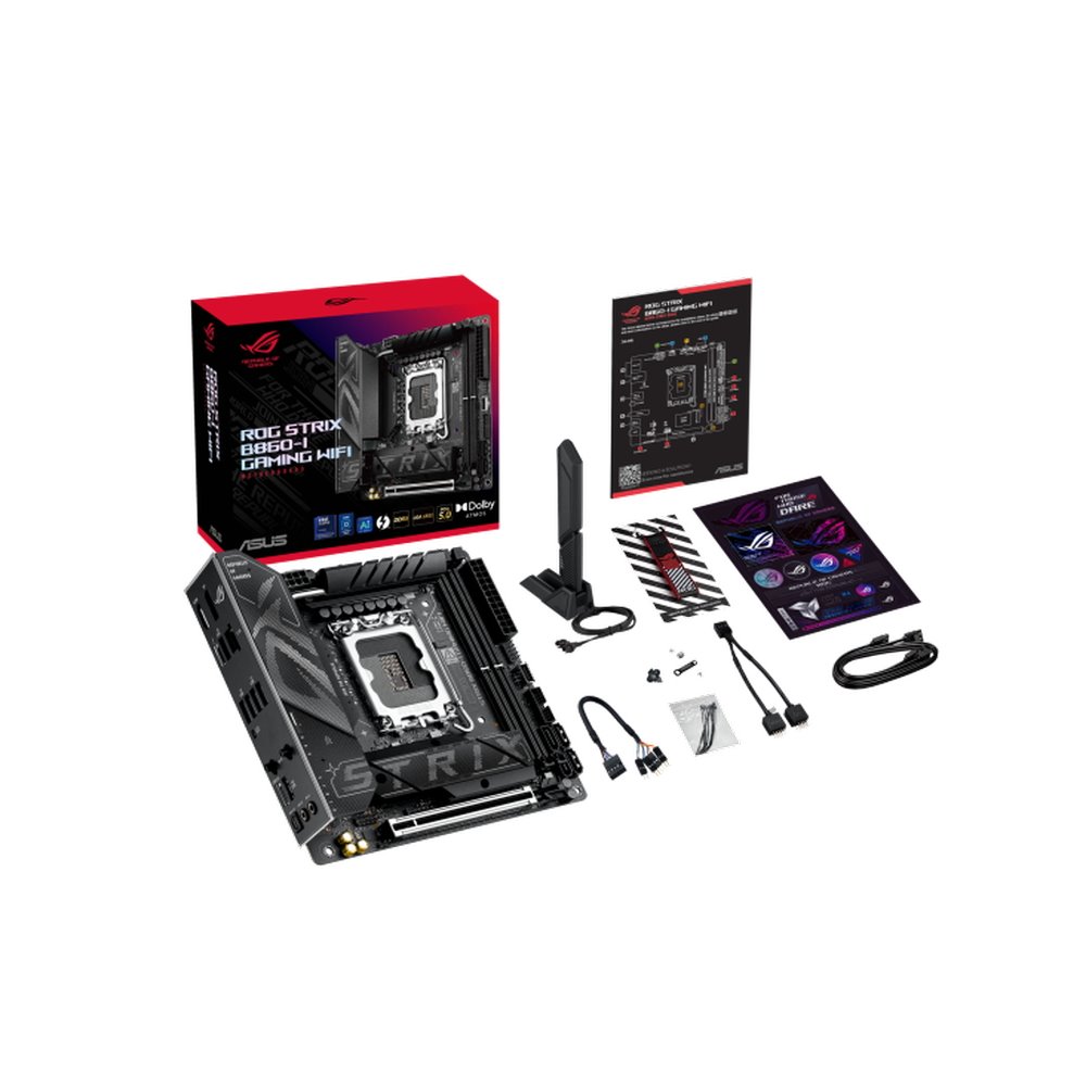 MB ASUS ROG Strix B860-I Gaming WIFI /LGA1851/2xDDR5/M.2/W7+BT5.4/HDMI/DP/USB4/mITX