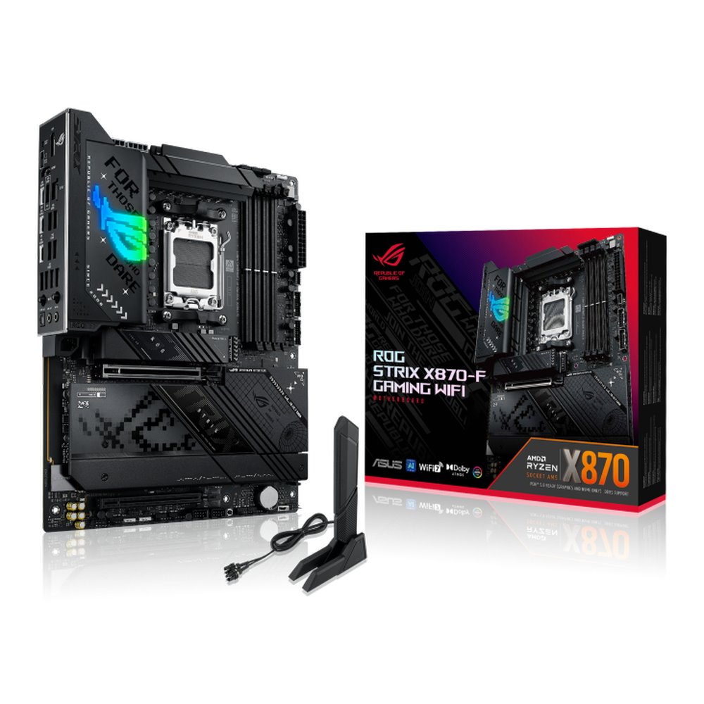 MB ASUS ROG Strix X870-F Gaming WIFI /AM5/4xDDR5/M.2/W7+BT5.4/HDMI/DP/USB4/ATX