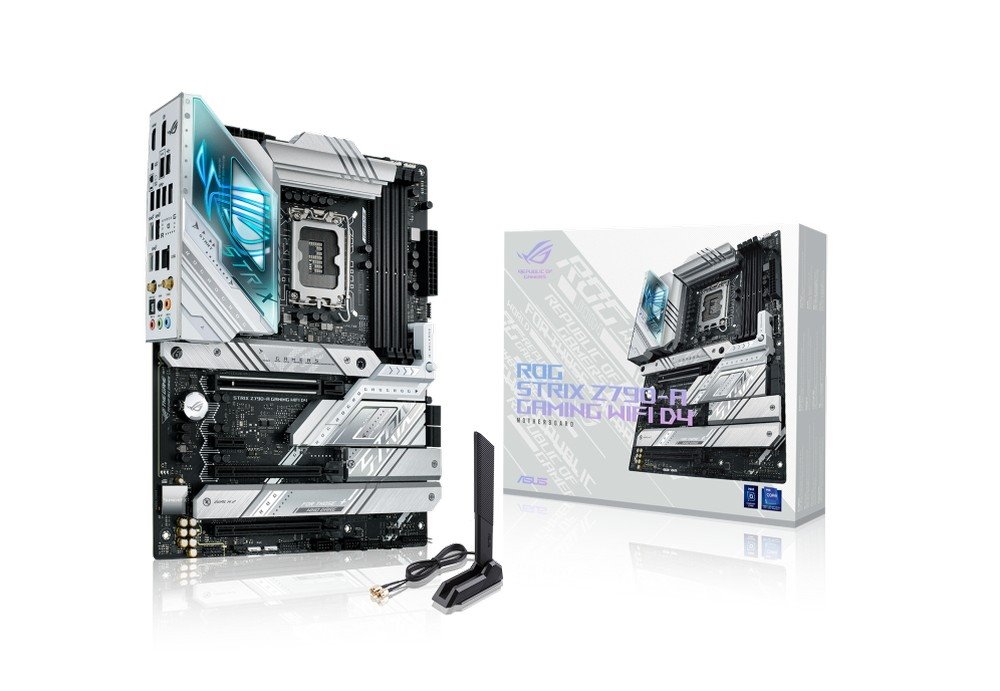MB ASUS ROG Strix Z790-A Gaming WIFI D4 /LGA1700/4xDDR4/M.2/W6E+BT5.3/HDMi/DP/ATX