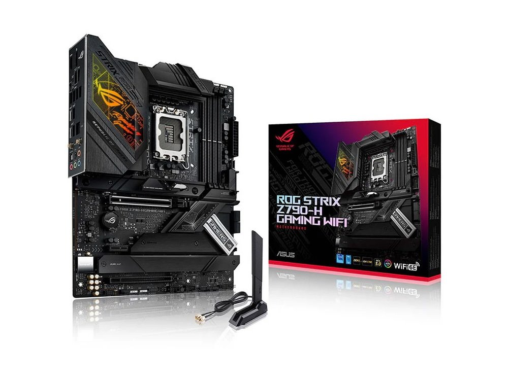 MB ASUS ROG Strix Z790-H Gaming WIFI /LGA1700/4xDDR5/M.2/W6E+BT5.3/HDMI/DP/ATX