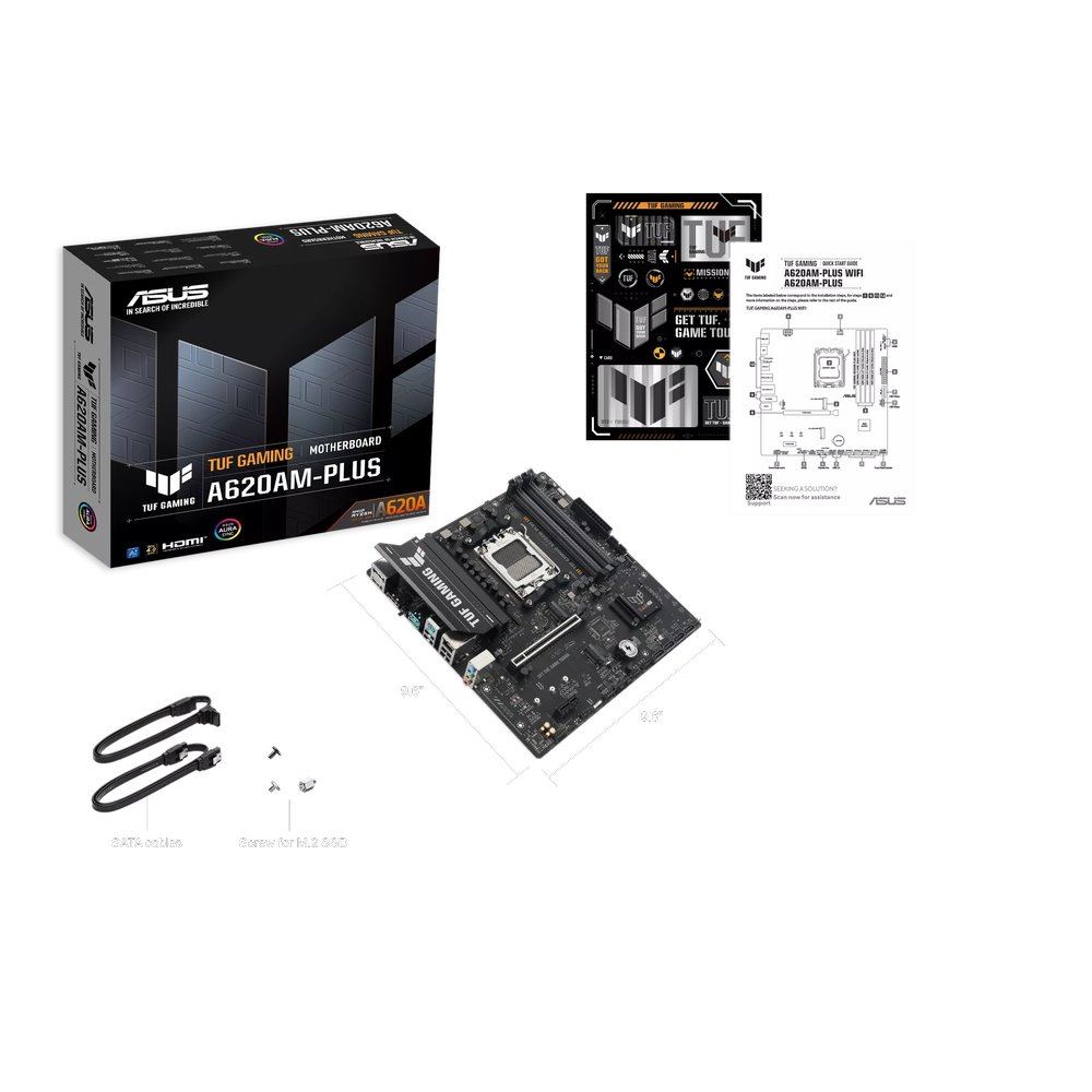 MB ASUS TUF Gaming A620AM-PLUS /AM5/4xDDR5/M.2/HDMI/DP/mATX (pošk. obal)