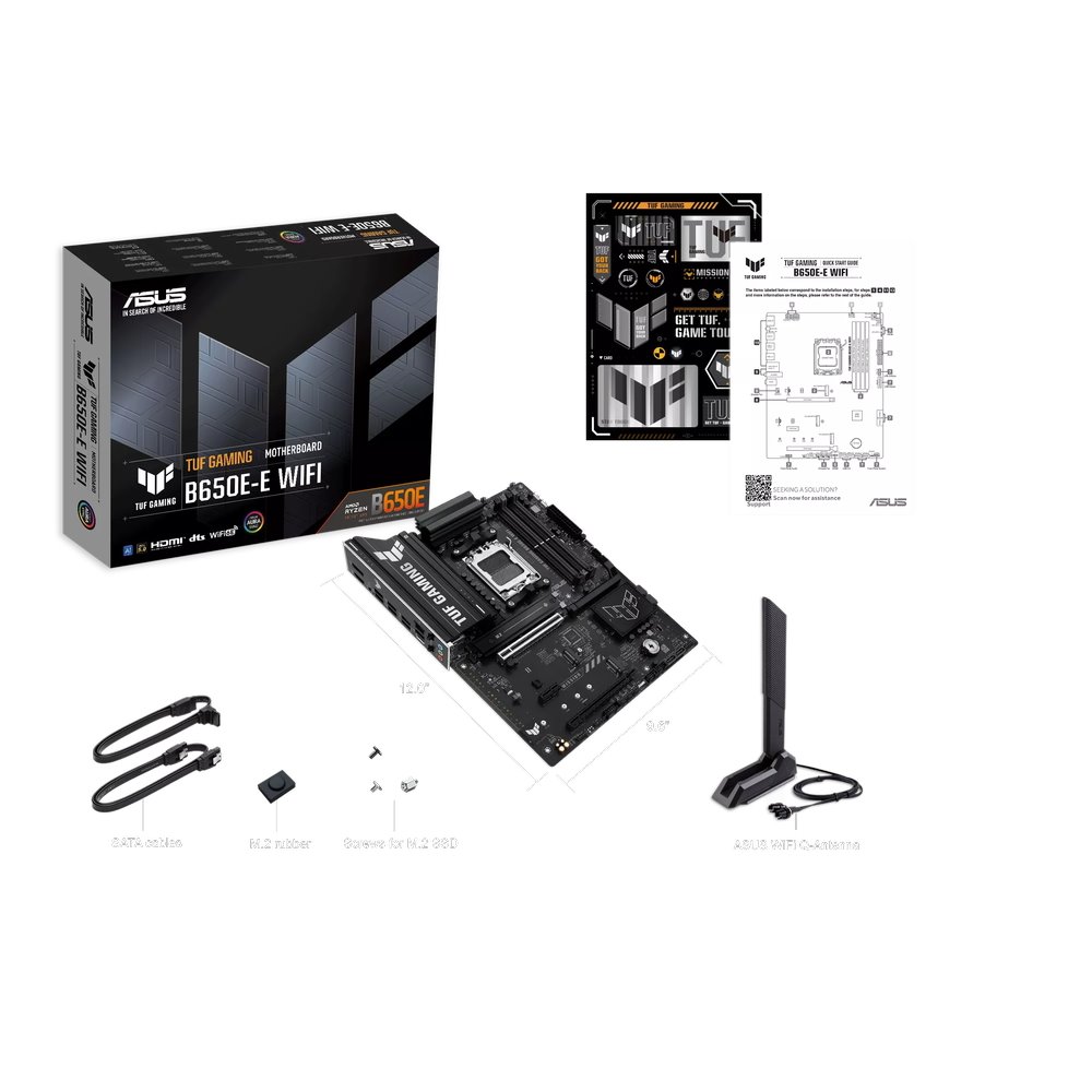 MB ASUS TUF Gaming B650E-E WIFI /AM5/4xDDR5/M.2/W6E+BT5.2/HDMI/DP/ATX