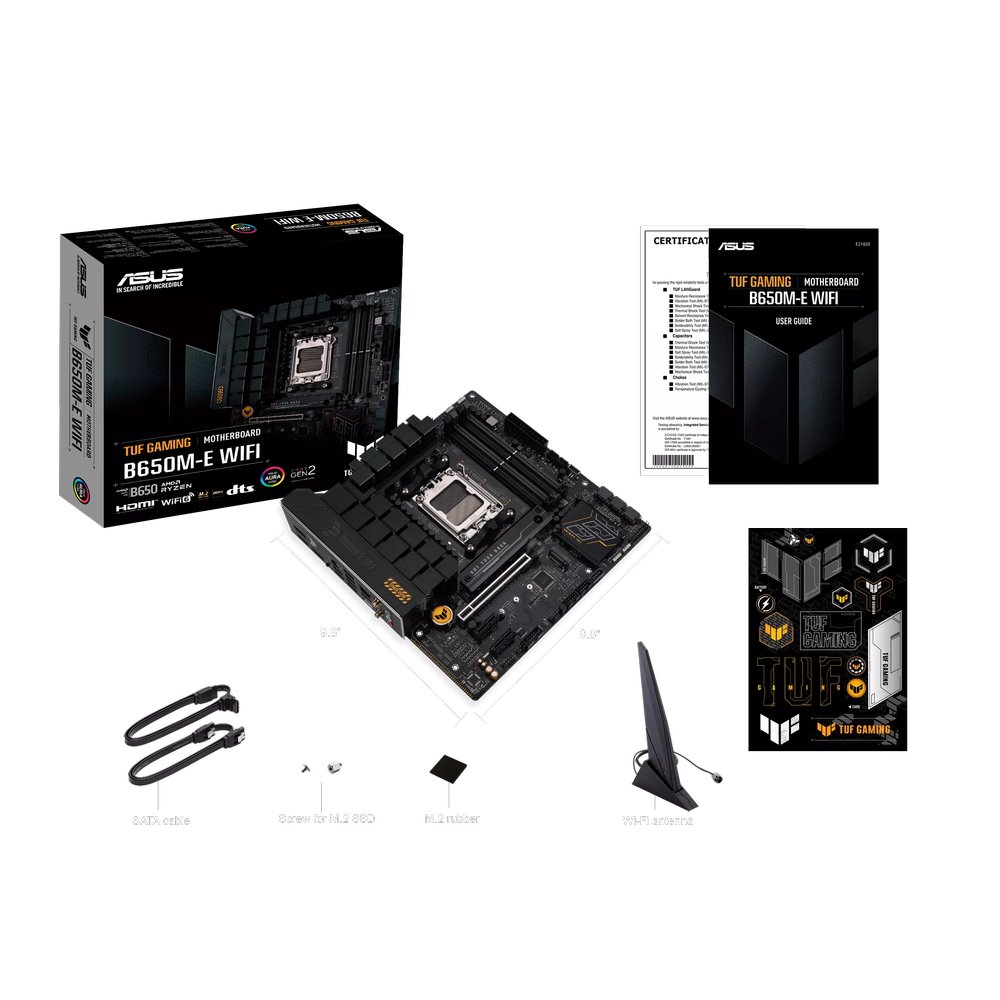 MB ASUS TUF Gaming B650M-E WIFI /AM5/4xDDR5/M.2/W6+BT5.2/HDMI/DP/mATX
