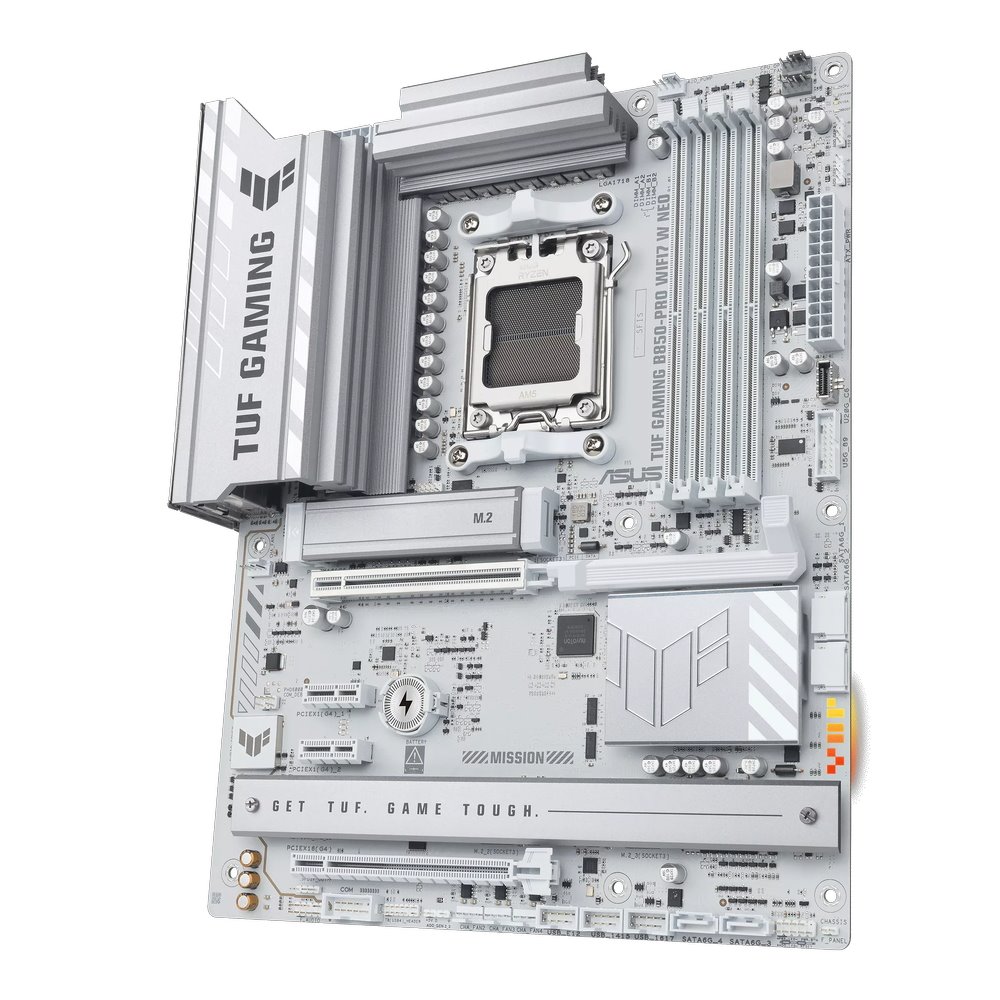 MB ASUS TUF GAMING B850-PRO WIFI7 W NEO /AM5/4xDDR5/WF7+BT5.4/HDMI/DP/ATX/White