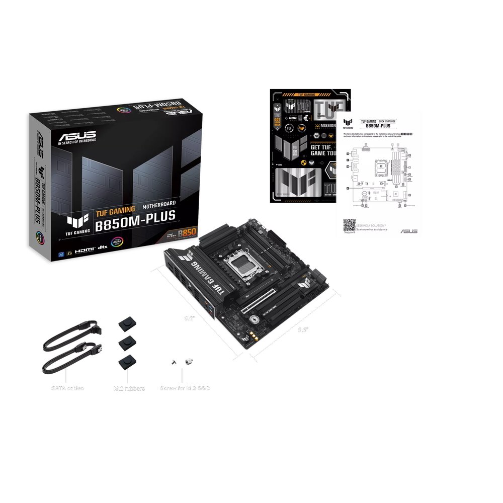 MB ASUS TUF Gaming B850M-PLUS /AM5/4xDDR5/HDMI/DP/mATX