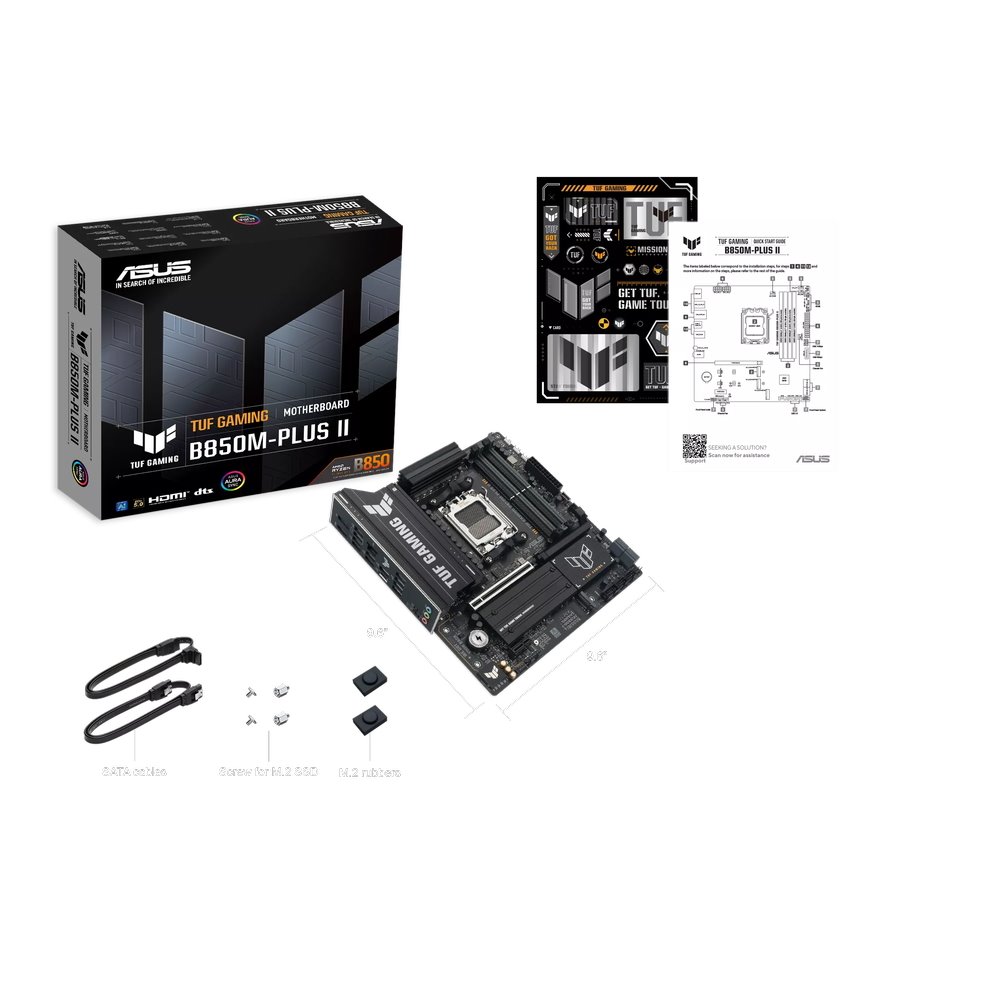 MB ASUS TUF Gaming B850M-PLUS II /AM5/4xDDR5/M.2/HDMI/DP/mATX