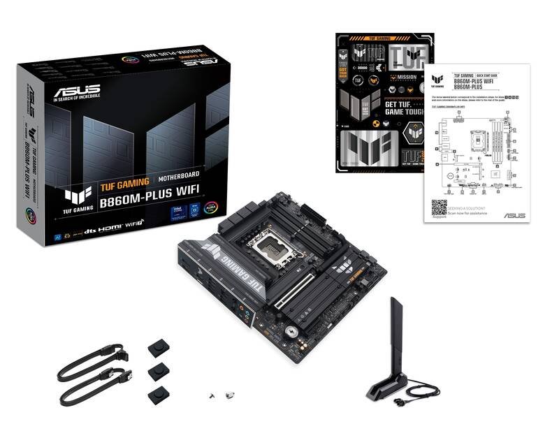 MB ASUS TUF Gaming B860M-PLUS WIFI /LGA1851/4xDDR5/M.2/W7+BT5.4/HDMI/DP/USB4/mATX
