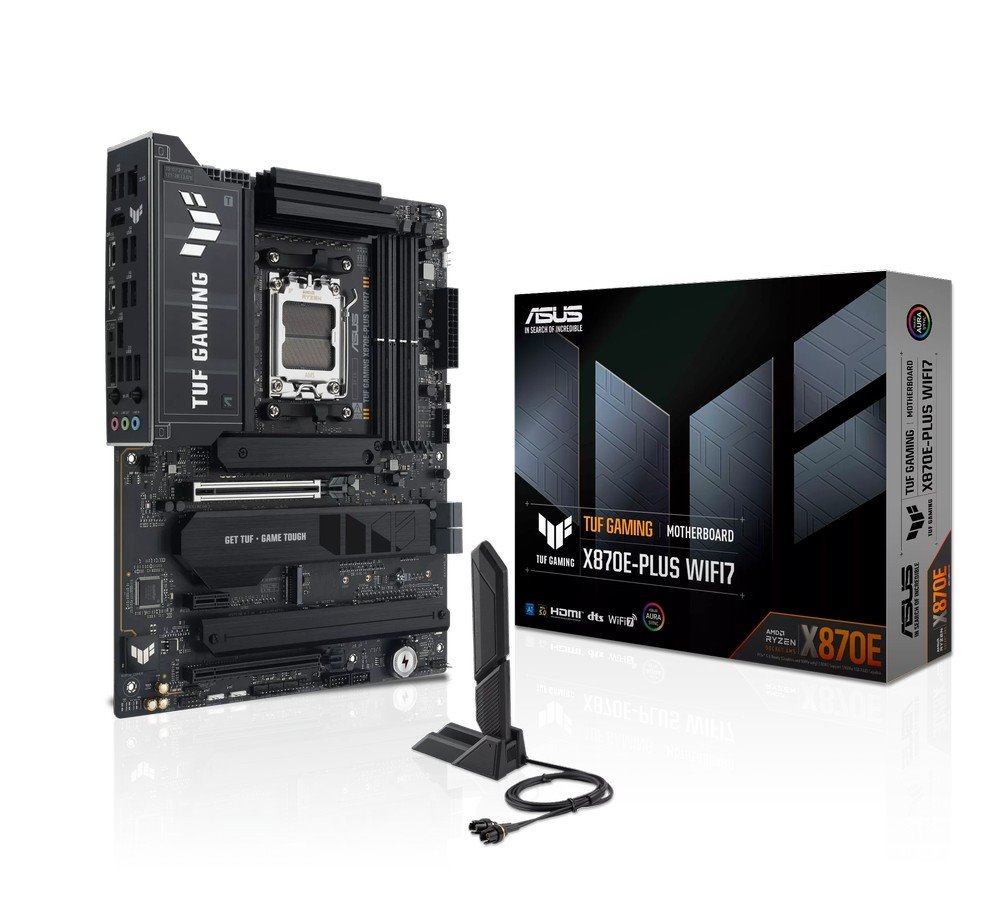 MB ASUS TUF Gaming X870E-PLUS WIFI7 /AM5/4xDDR5/M.2/W7+BT5.4/HDMI/USB4/ATX