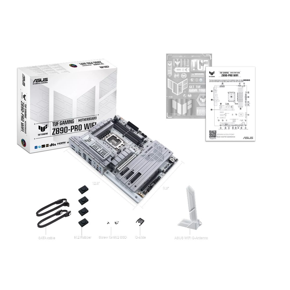 MB ASUS TUF Gaming Z890-PRO WIFI /LGA1851/4xDDR5/M.2/HDMI/DP/TB/ATX