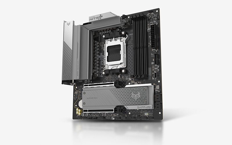 MB SAPPHIRE NITRO+ B850M WIFI, AM5, 4x DDR5 DIMM, 2x M.2, 4x SATA, 1x 2,5Gb LAN, BT, WF6, 2xPCIe