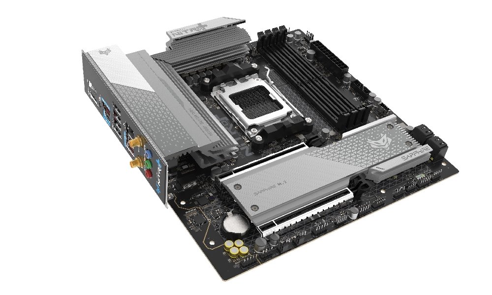 MB SAPPHIRE NITRO+ B850M WIFI, AM5, 4x DDR5 DIMM, 2x M.2, 4x SATA, 1x 2,5Gb LAN, BT, WF6, 2xPCIe