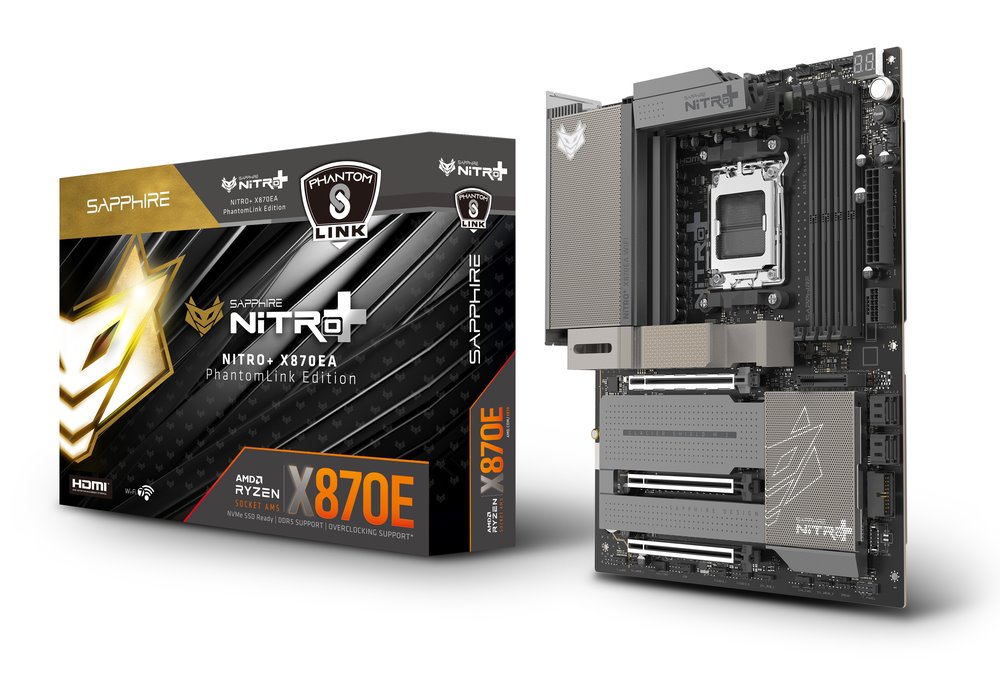 MB SAPPHIRE NITRO+ X870EA Phantomlink /AM5/4xDDR5/M.2/W7+BT5.4/HDMI/DP/ATX