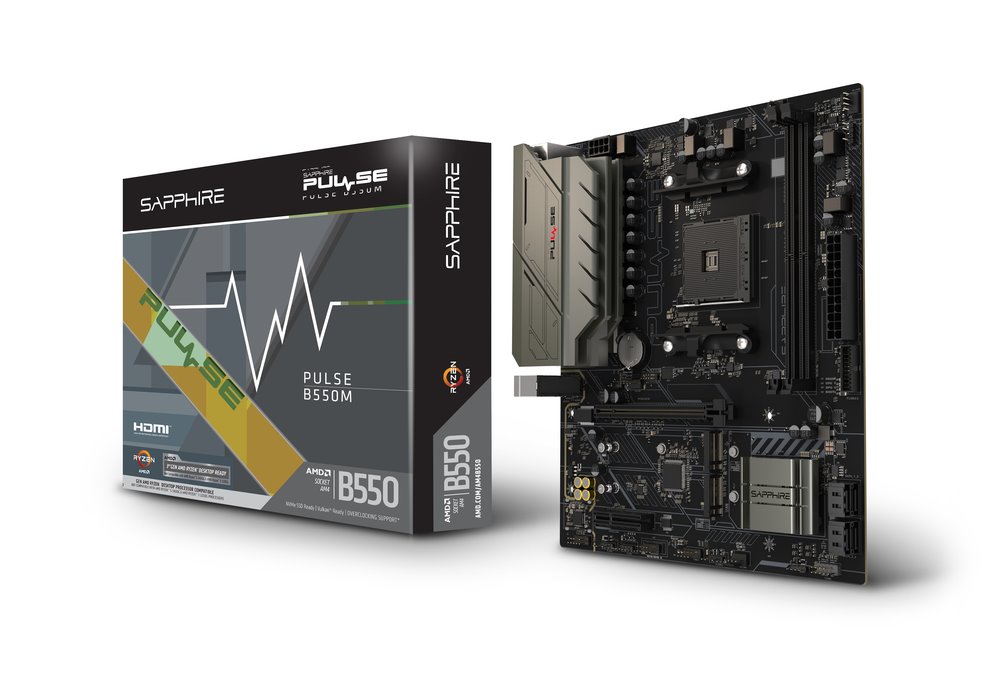 MB SAPPHIRE PULSE B550M /AM4/2xDDR4/M.2/HDMI/DP/mATX