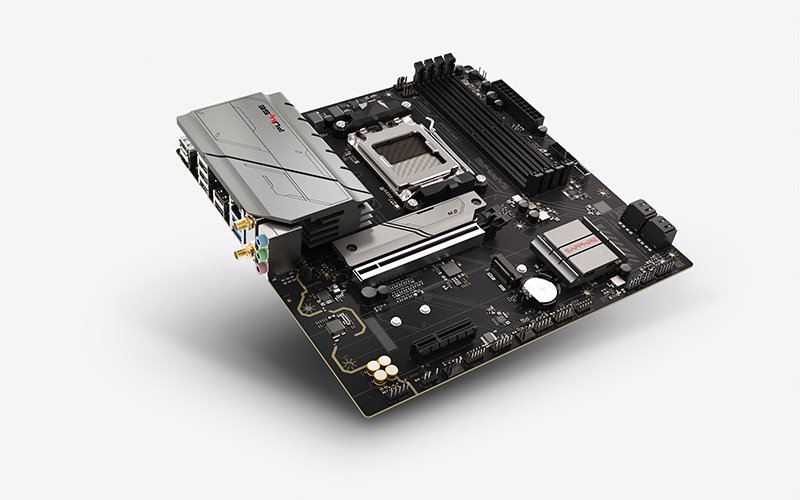 MB SAPPHIRE PULSE B850M WIFI, AM5, 4x DDR5 DIMM, 2x M.2, 4x SATA, 1x 2,5Gb LAN, BT, WF6, 2xPCIe