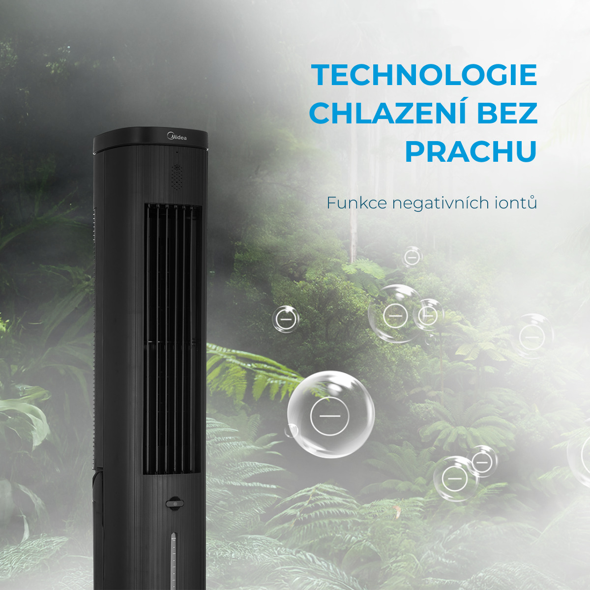 MIDEA Ventilátor se zvlhčovačem MAC402R0BPK