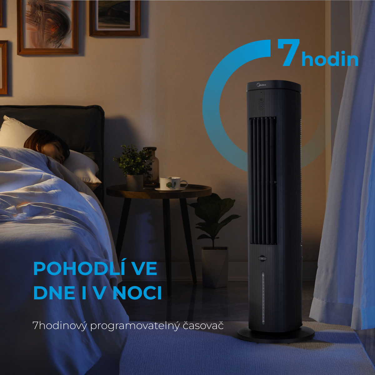 MIDEA Ventilátor se zvlhčovačem MAC402R0BPK
