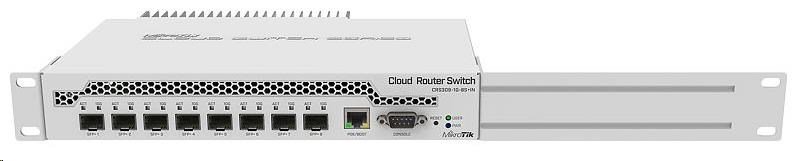 MikroTik Cloud Router Switch CRS309-1G-8S+IN, 1x LAN, 8SFP+, PoE 802.3af/at, L5