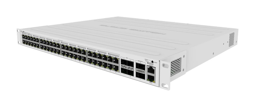 MikroTik Cloud Router Switch CRS354-48P-4S+2Q+RM, 1LAN, 48P, 4SFP+, 2 QSFP, 750W