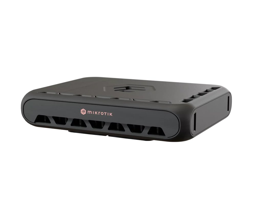 MikroTik MA53UG+HbeH, hAP be3 Media Wi-Fi 7 Router, BE9300, 5x2.5G, MicroSD, 2xUSB-A, 1xUSB-C