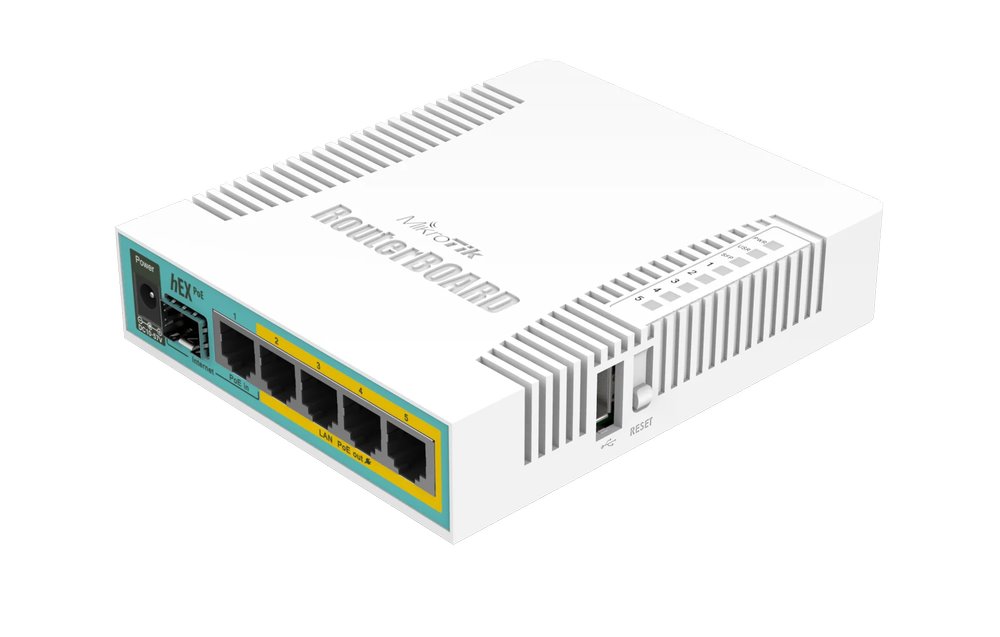 MikroTik RouterBOARD RB960PGS, hEX PoE, 5G, 1SFP, USB, PoE, L4