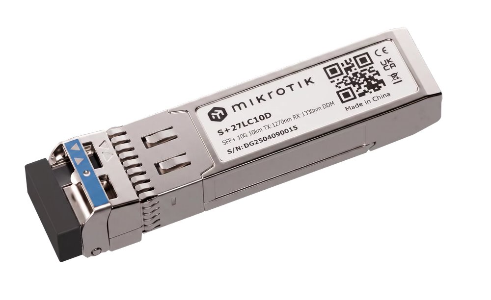 MikroTik S+2733LC10D modul SFP, 10G, SM, WDM/BiDi, 10km, 2ks