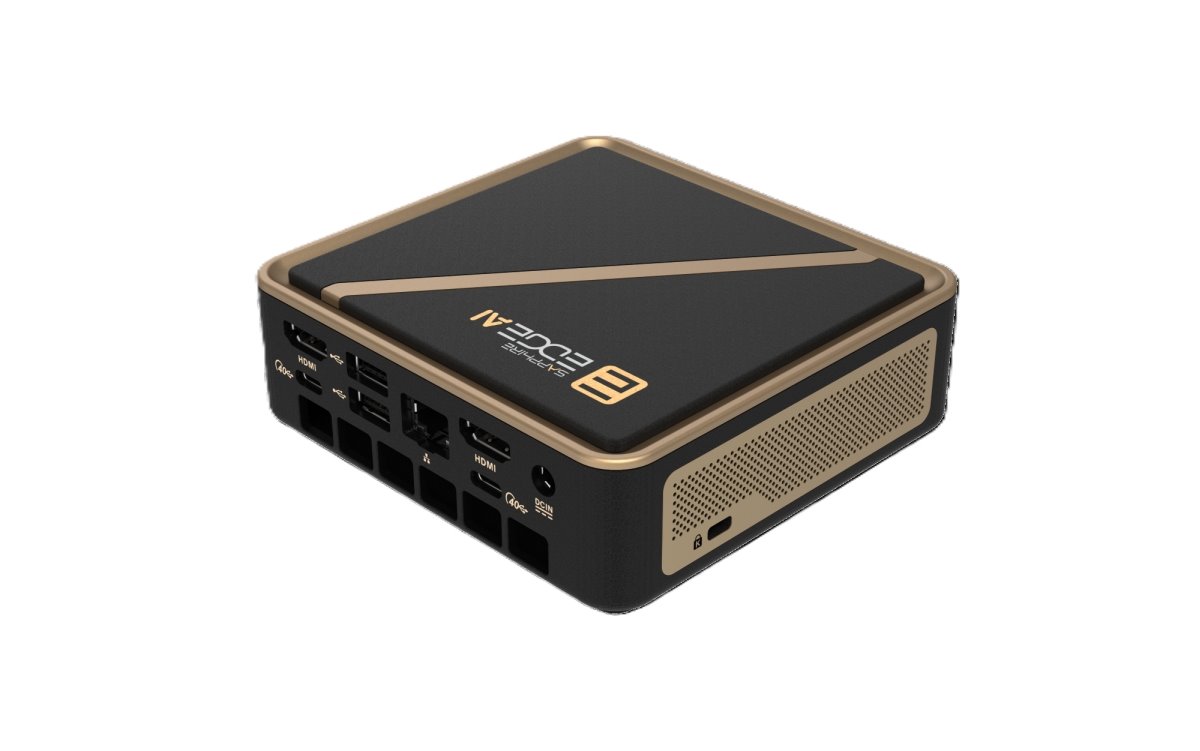 Mini PC SAPPHIRE EDGE AI 370 /Ryzen AI 9HX 370/2x DDR5 SO-DIMM/2x M.2/1x 2.5Gb LAN/WF6E/BT