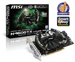 MSI VGA N460GTX Cyclone 768D5/OC
