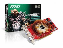 MSI VGA N9800GT 1GB D3 550/1800MHz HDMI+DVI+VGA DualSlot-FAN
