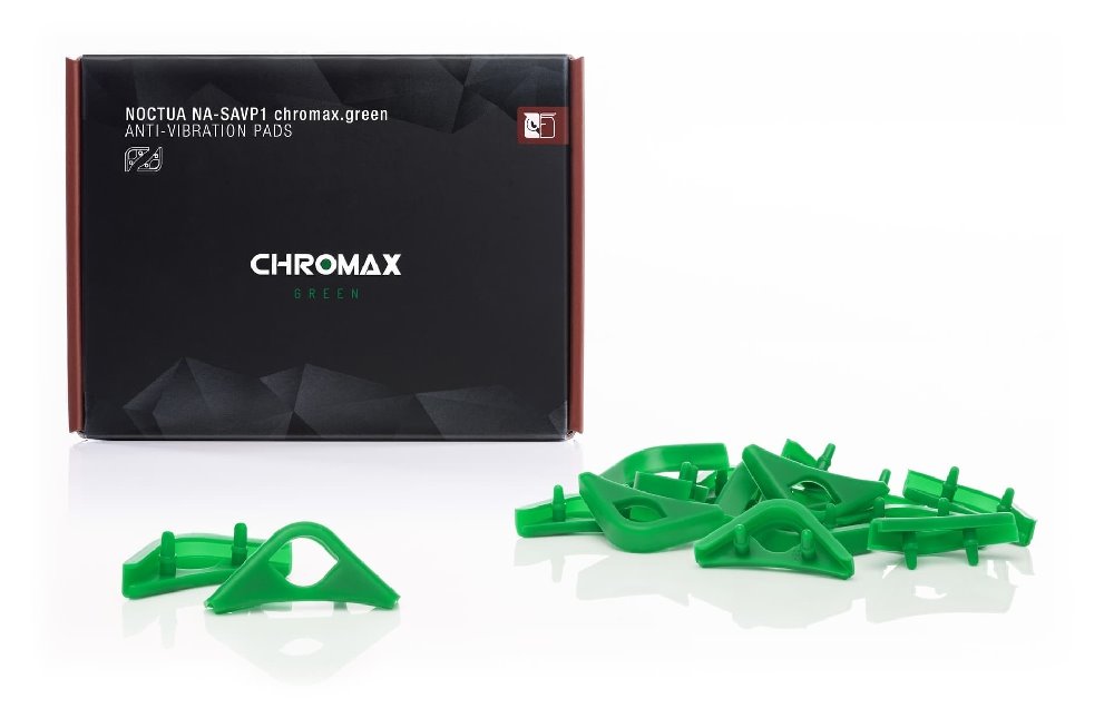 Noctua anti-vibrační podložky NA-SAVP1 16ks chromax.green