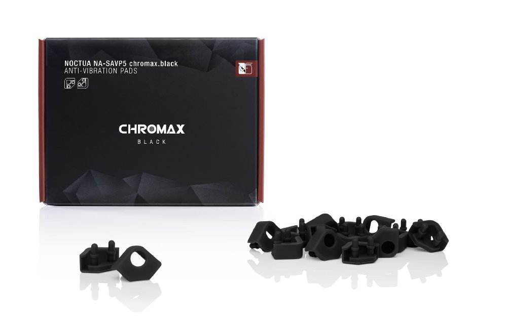 Noctua anti-vibrační podložky NA-SAVP5 16ks chromax.black
