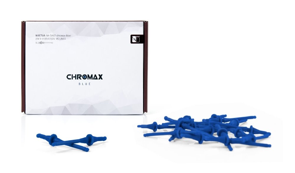 Noctua anti-vibrační šrouby NA-SAV2 20ks chromax.blue