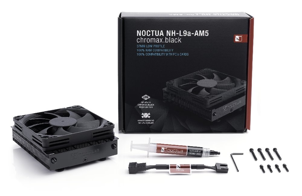 Noctua chladič NH-L9a-AM5 chromax.black
