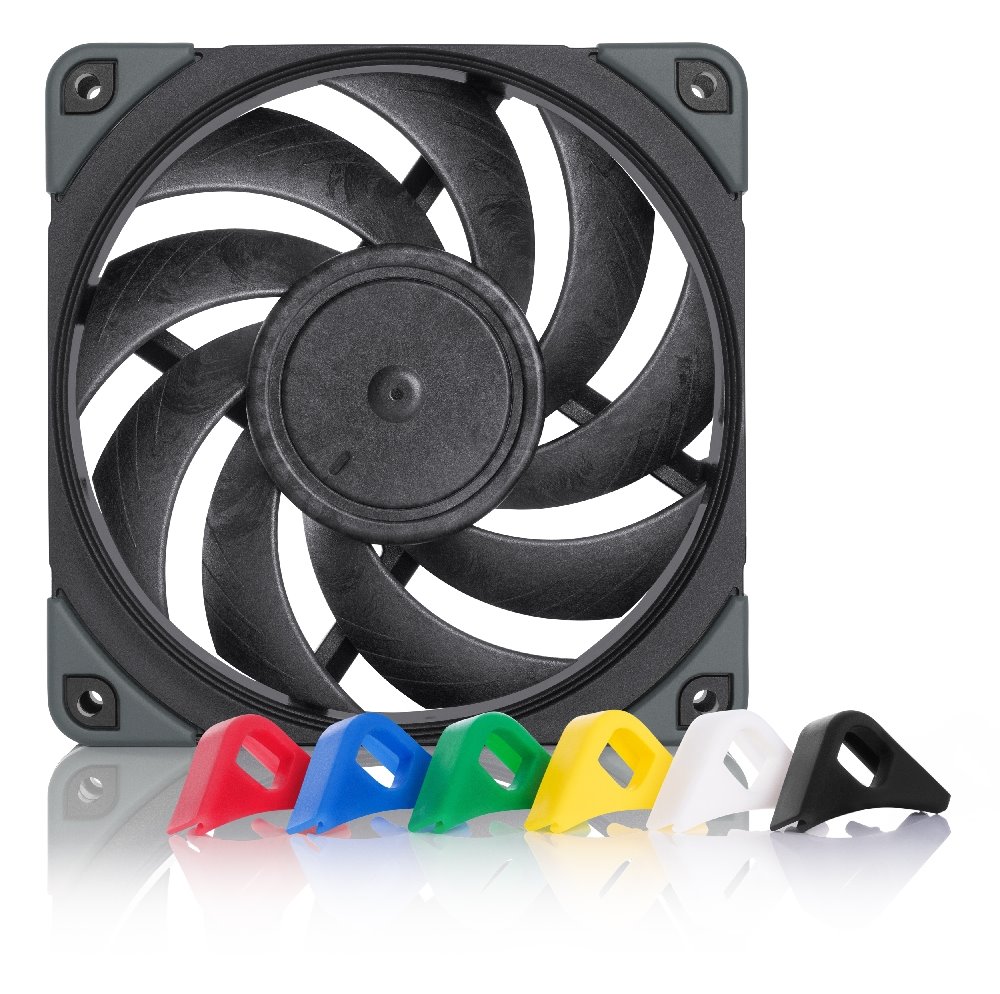 Noctua ventilátor NF-A12x25-PWM chromax.black.swap