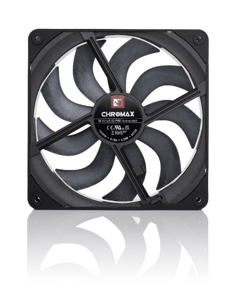 Noctua ventilátor NF-A14x25 G2 PWM chromax.black